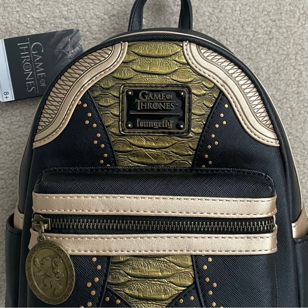 Loungefly Game of Thrones Queen Cersei Lannister Cosplay Mini Backpack - Picture 15 of 16